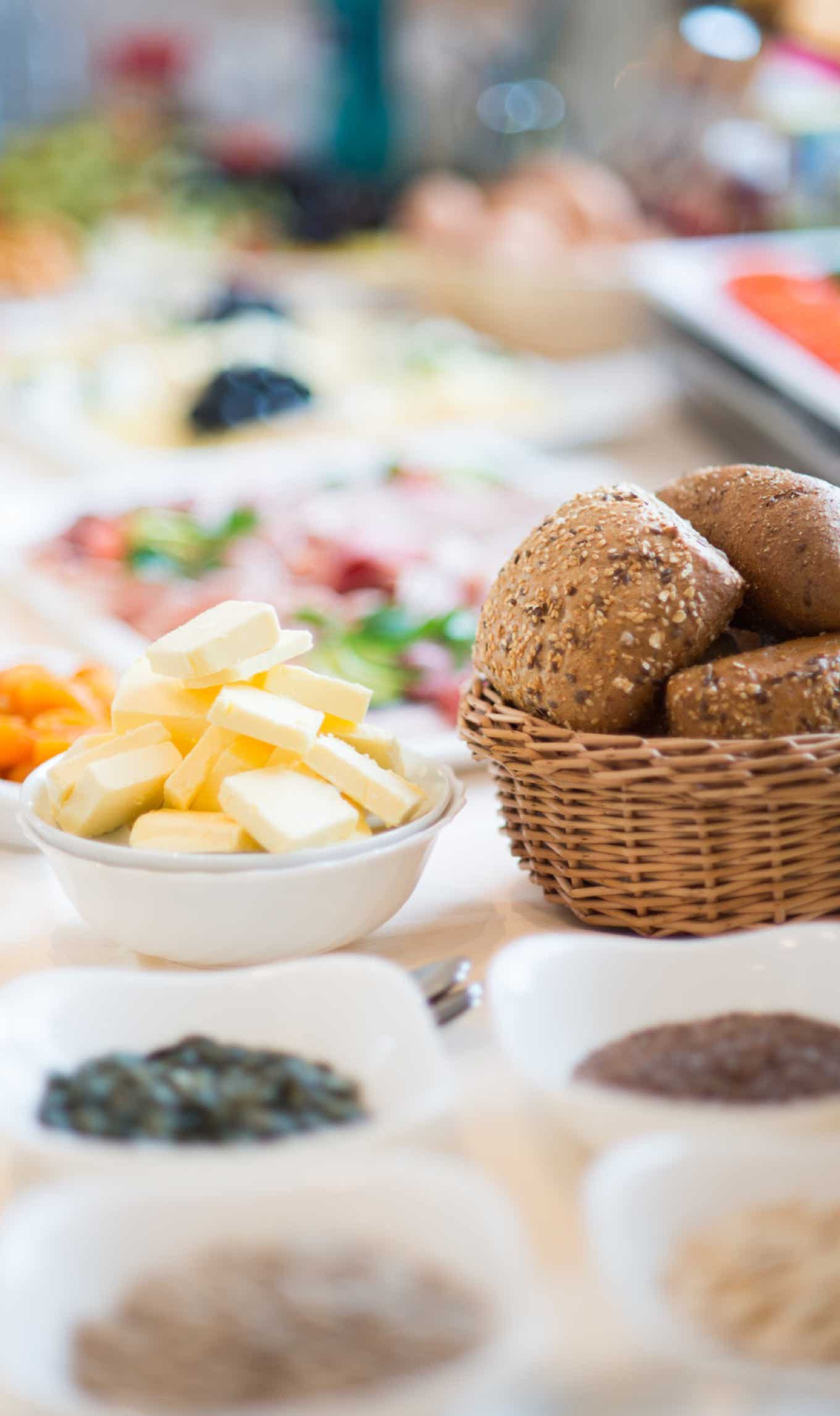 Brotkorb Butter