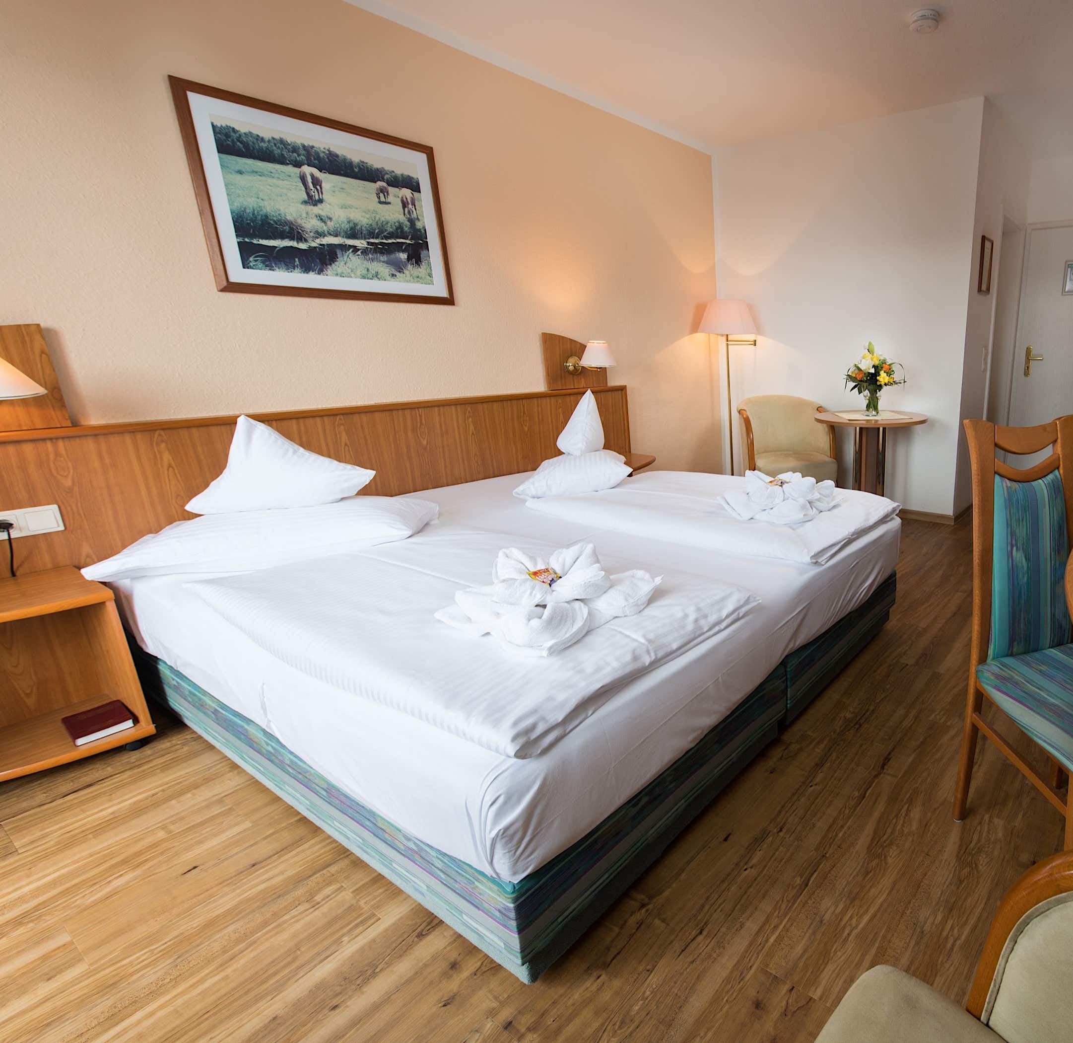 Doppelzimmer-Bett